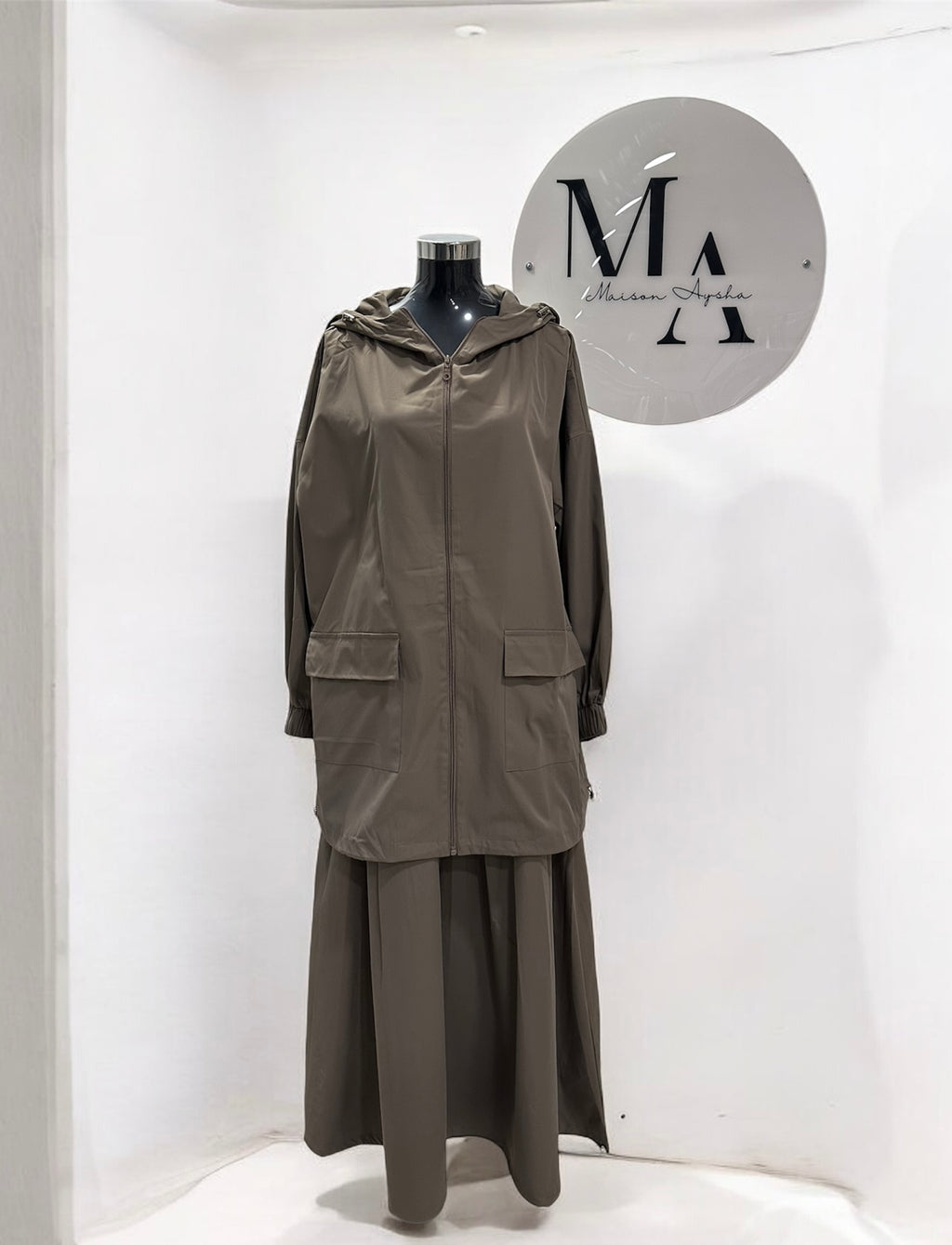 Ensemble jupe à fermeture zip - Imperméable