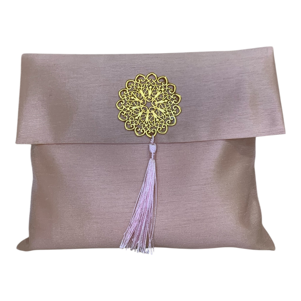 Pochette Tapis de Prière + Tasbih assortit + Pochette - Rose