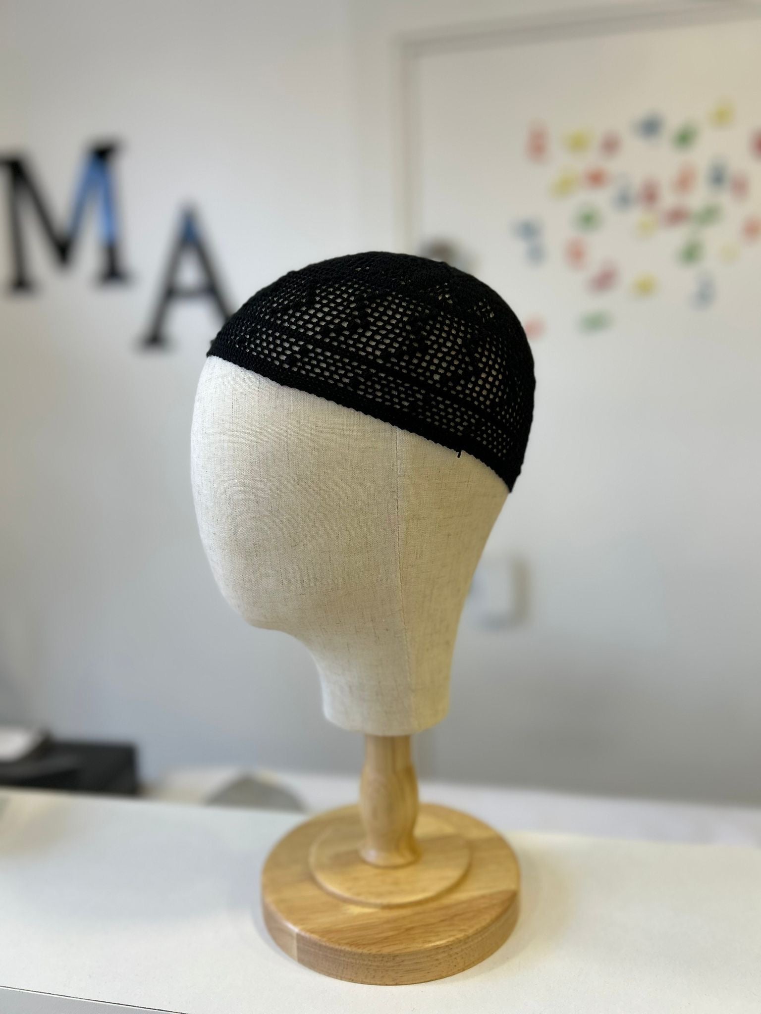 Chéchia Egyptienne pour homme - Noir