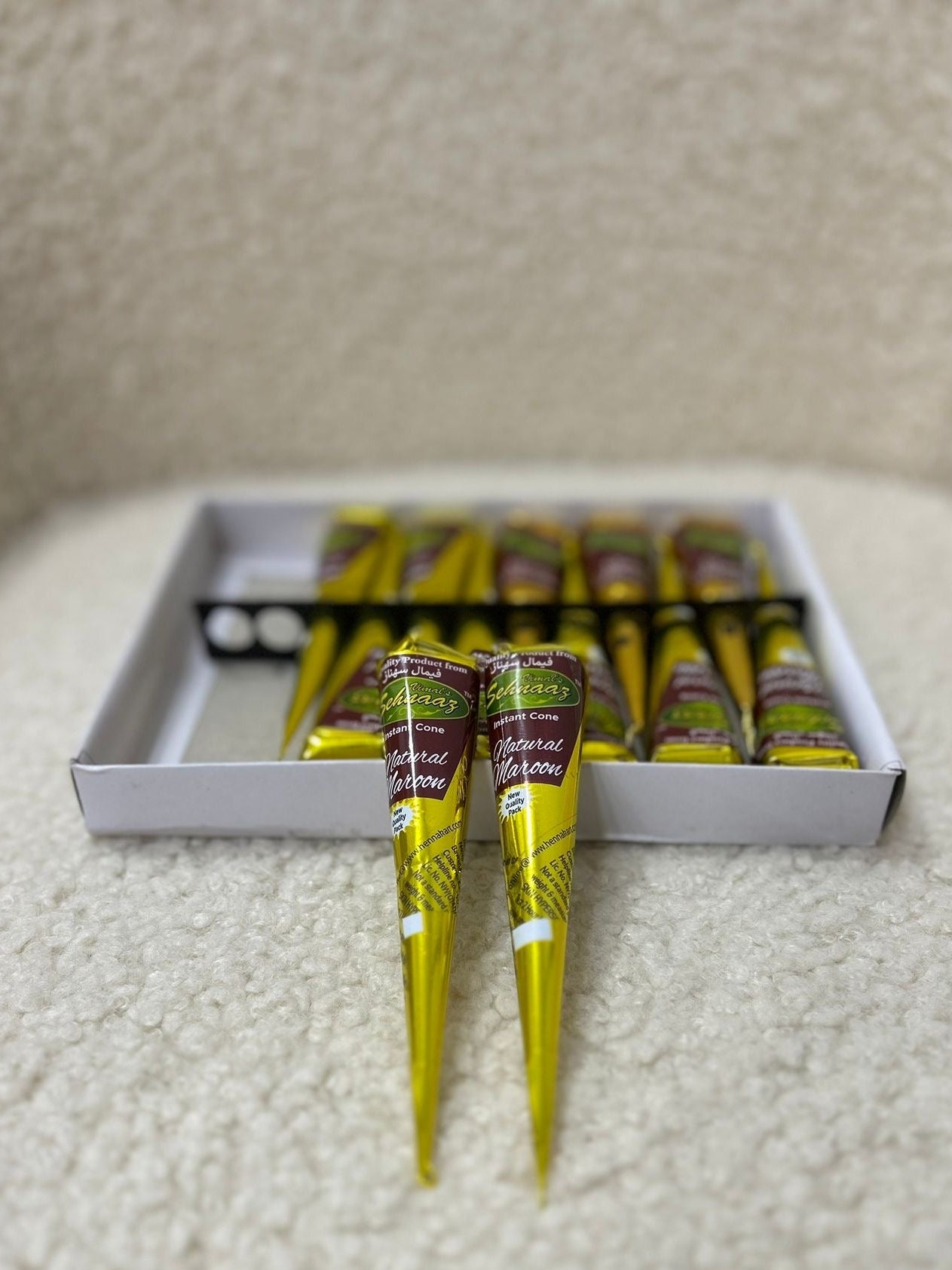 Henné en cône - Marron