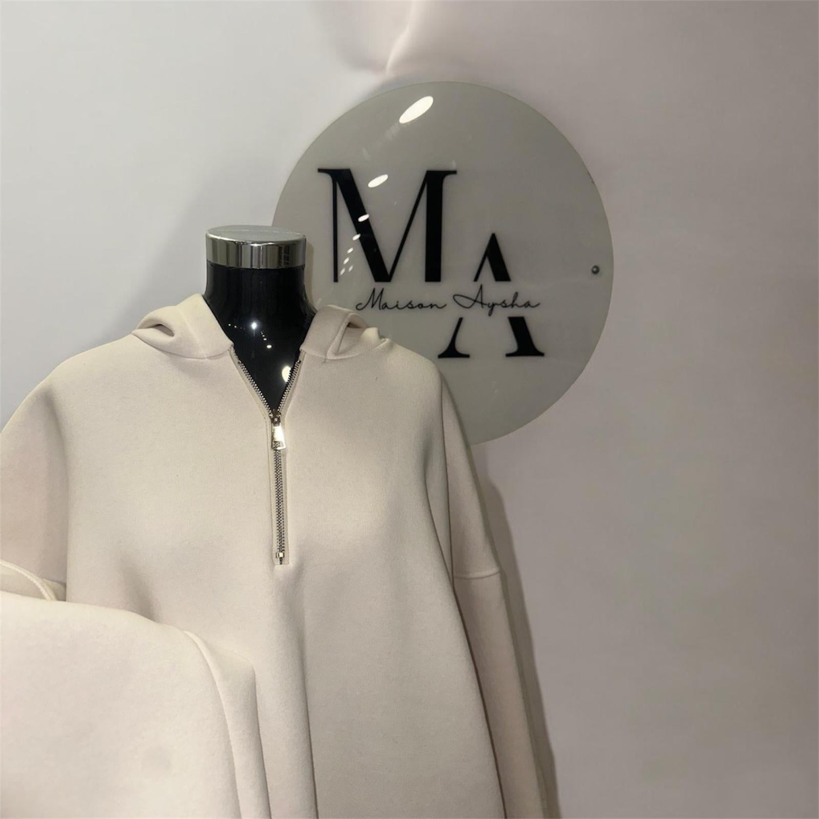 Ensemble pantalon à fermeture zip - Coton