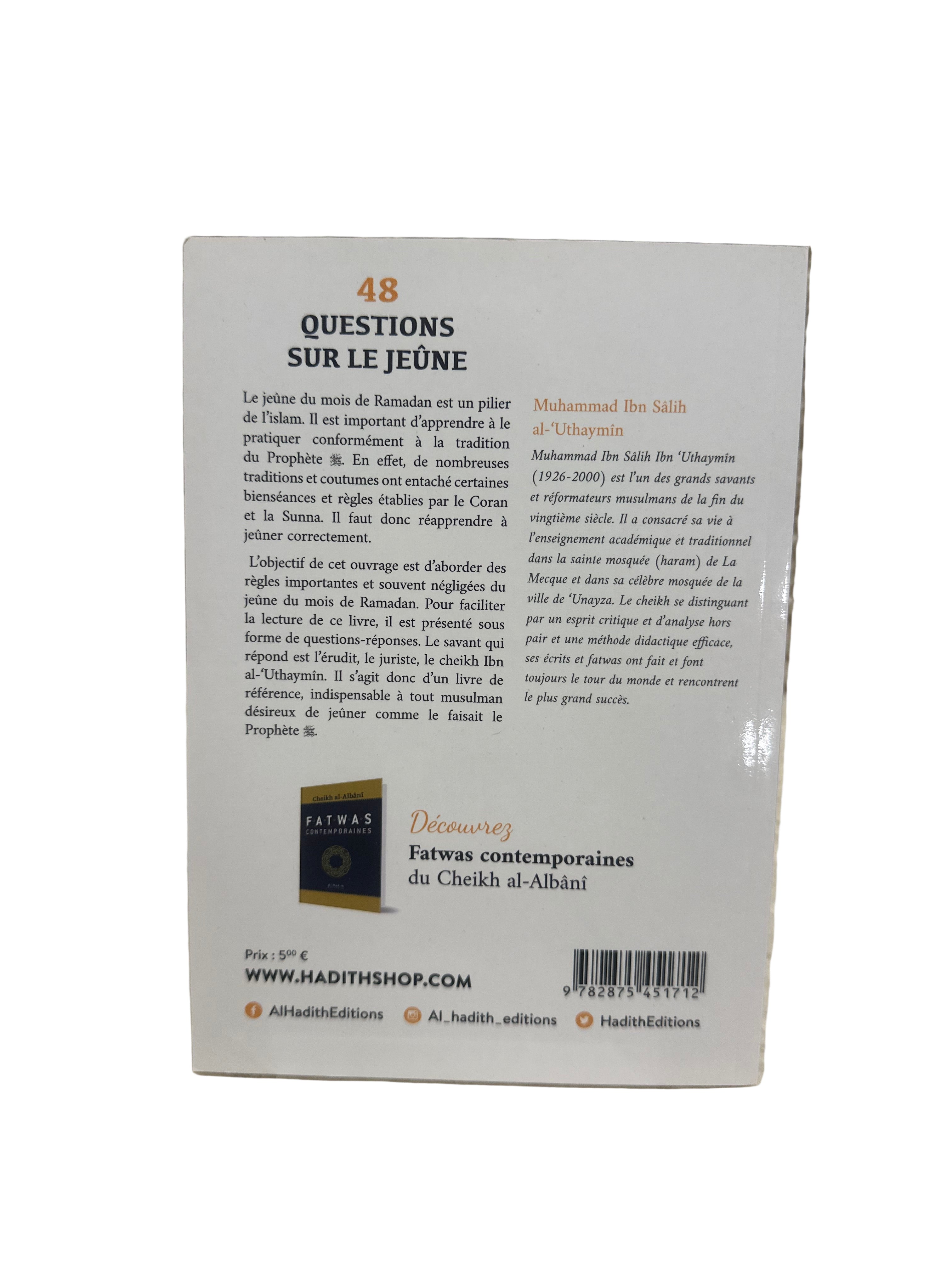 48 questions sur le jeûne - Al Uthaymin - Al hadith