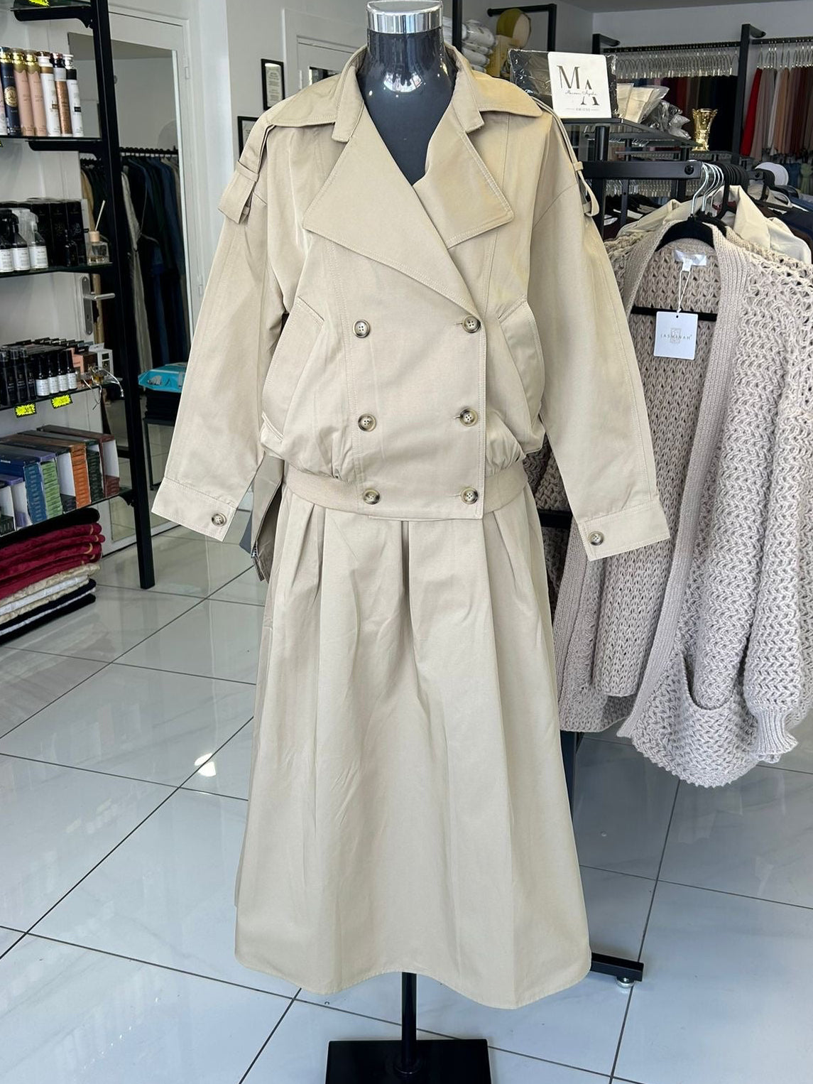 Jupe Ample - Beige