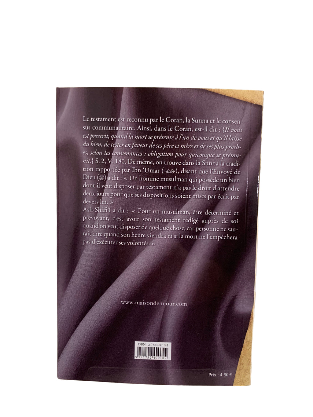 Le Testament - Maison d’Ennour