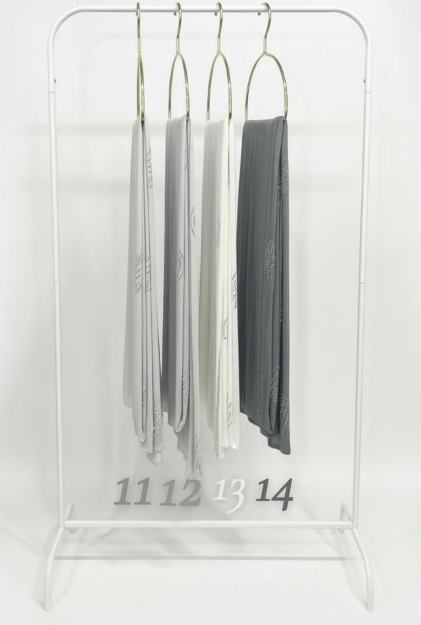 Jersey Liquide à Strass - 180cm x 60cm