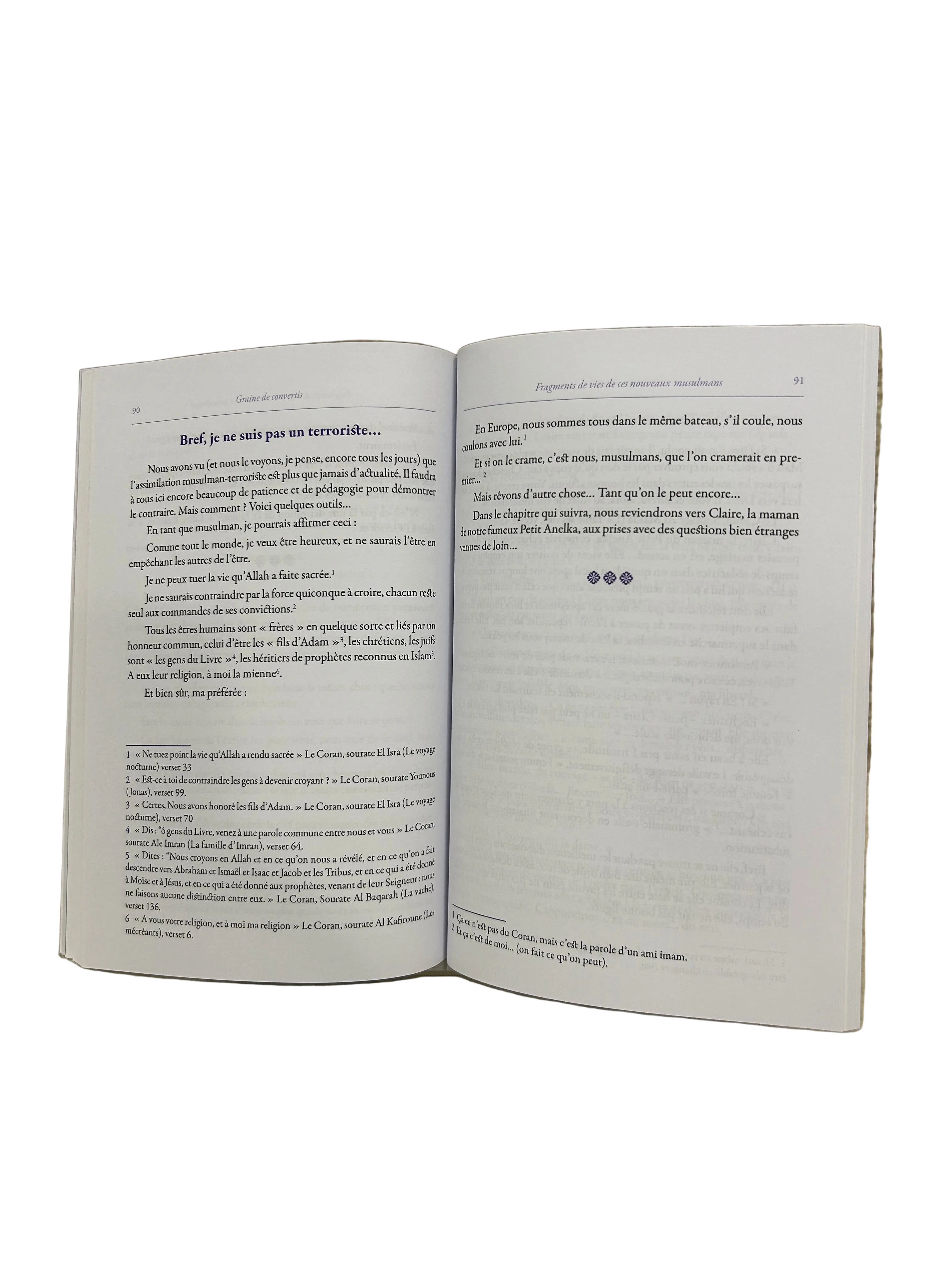 Graines de convertis, fragments de vies de ces nouveaux musulmans - al-Hadith