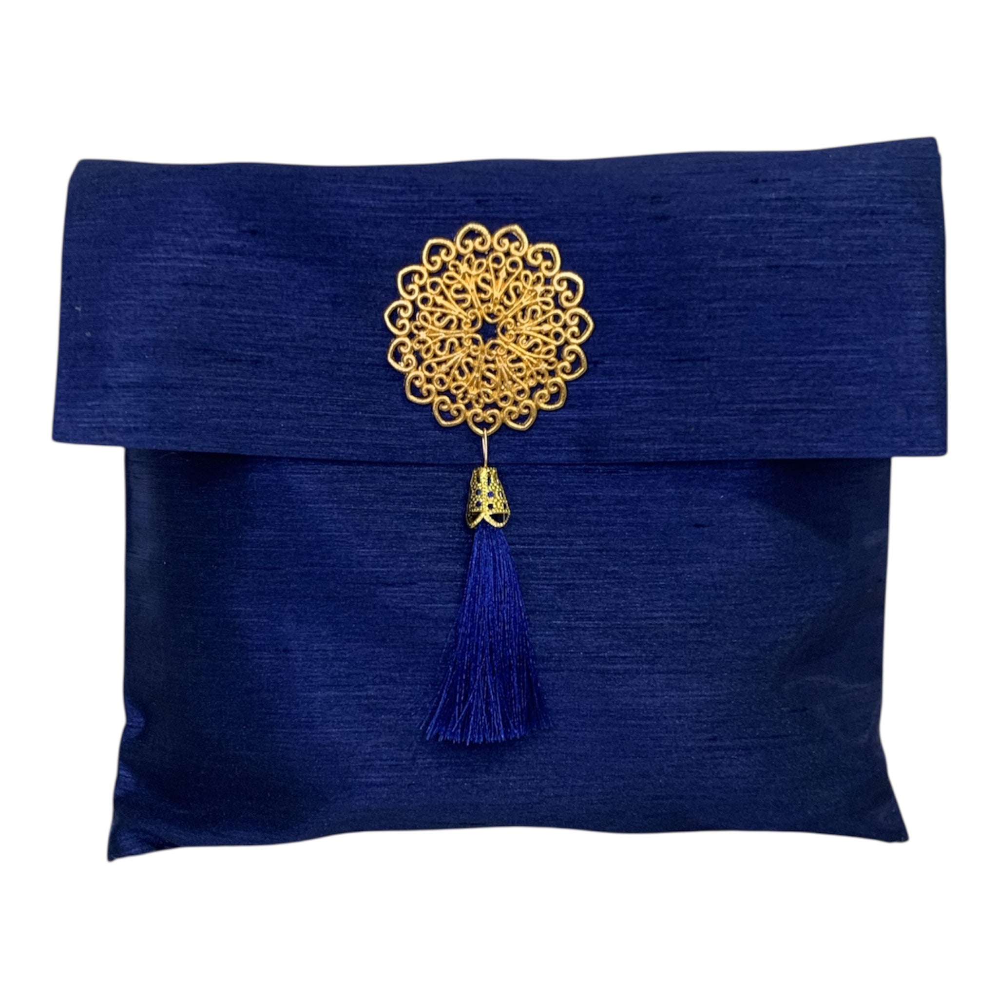 Pochette Tapis de Prière + Tasbih assortit + Pochette - Bleu Marine