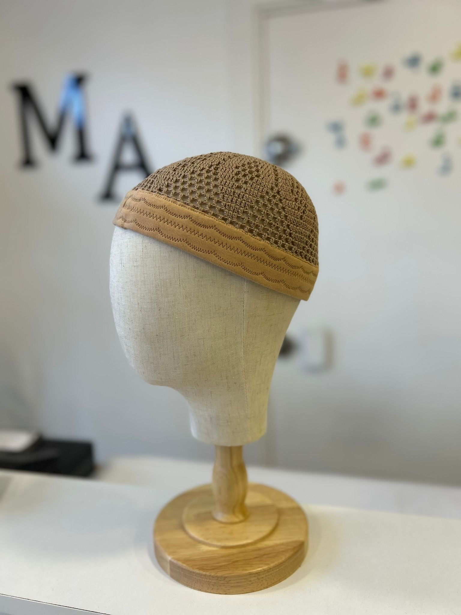 Chéchia Égyptienne pour homme - Marron