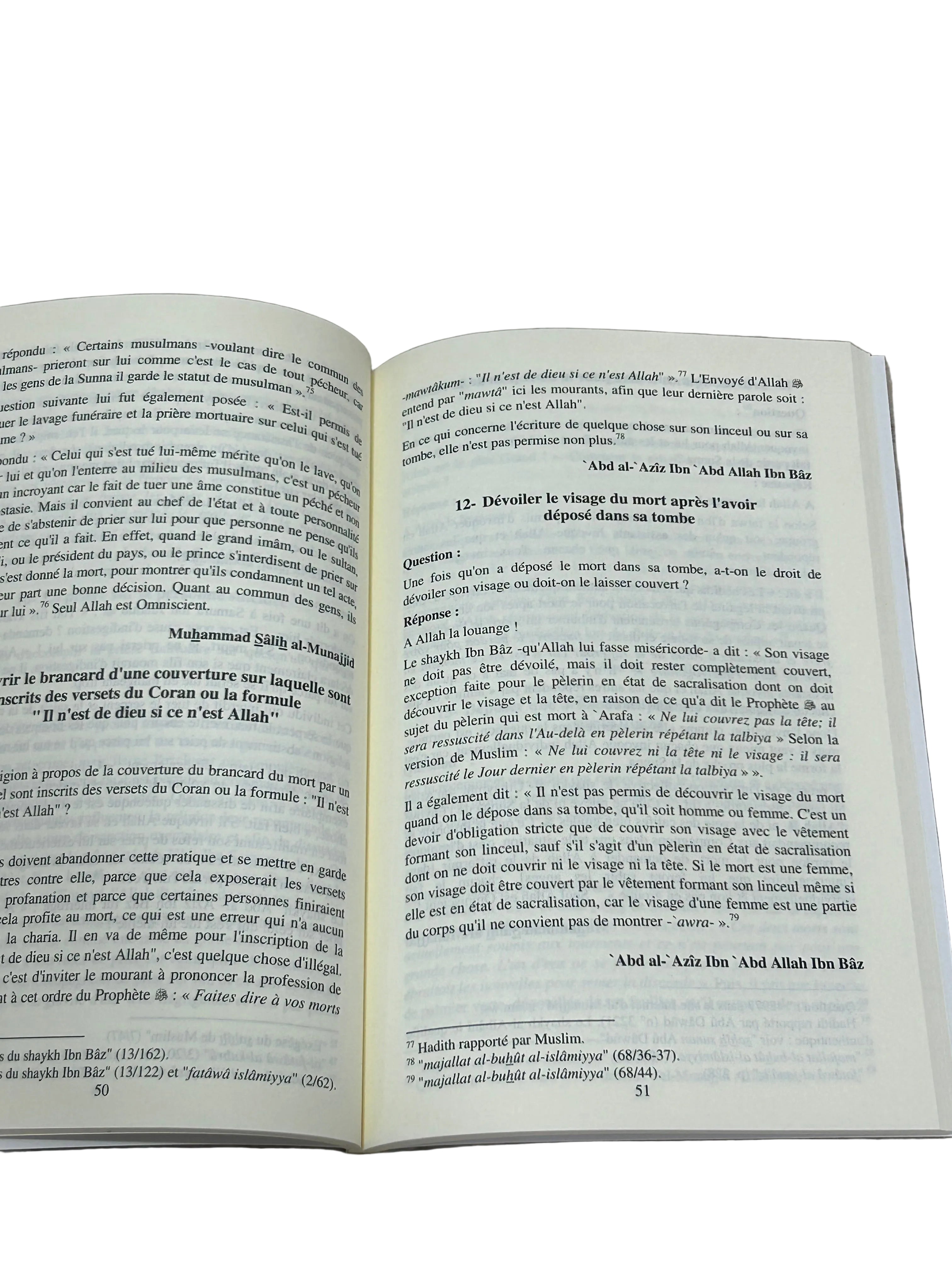 PRATIQUES FUNÉRAIRES, 40 FATWAS DES SAVANTS, 241 INNOVATIONS ÉNUMÉRÉES PAR LE SHEIKH AL ALBANI- AL MADINA