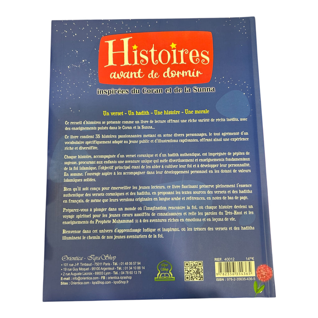 Histoires avant de dormir inspirées du Coran et de la Sunna - Orientica