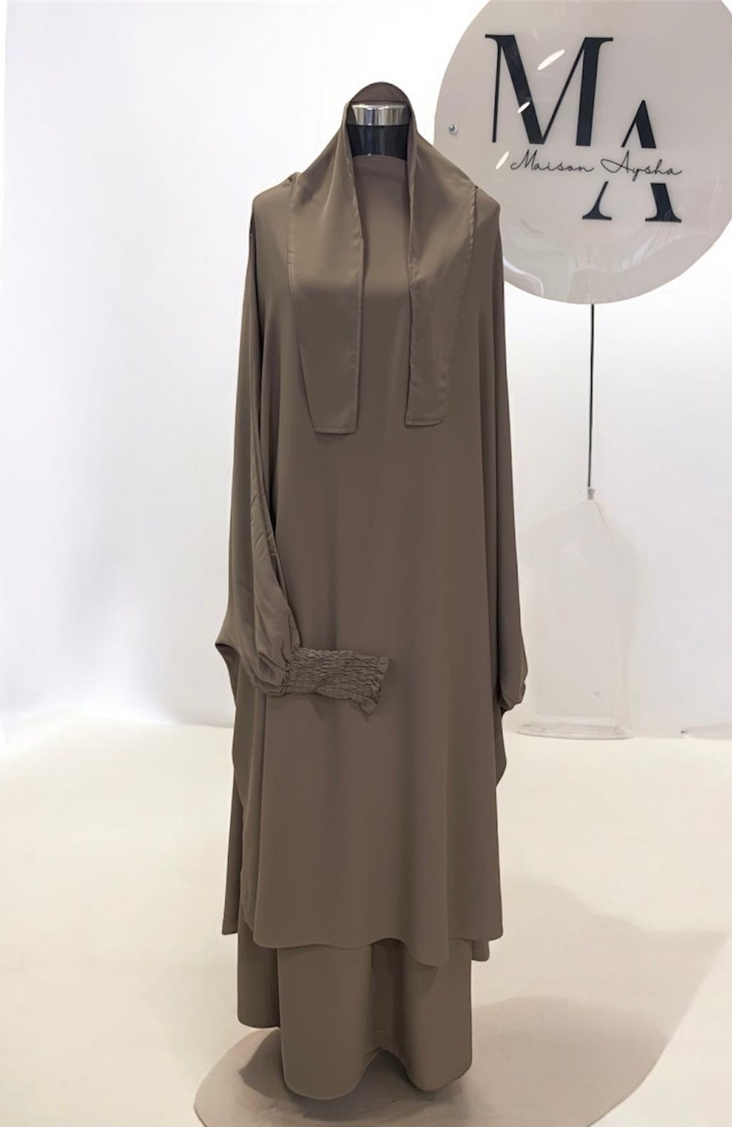Jilbeb jersey premium - Jupe + long khimar
