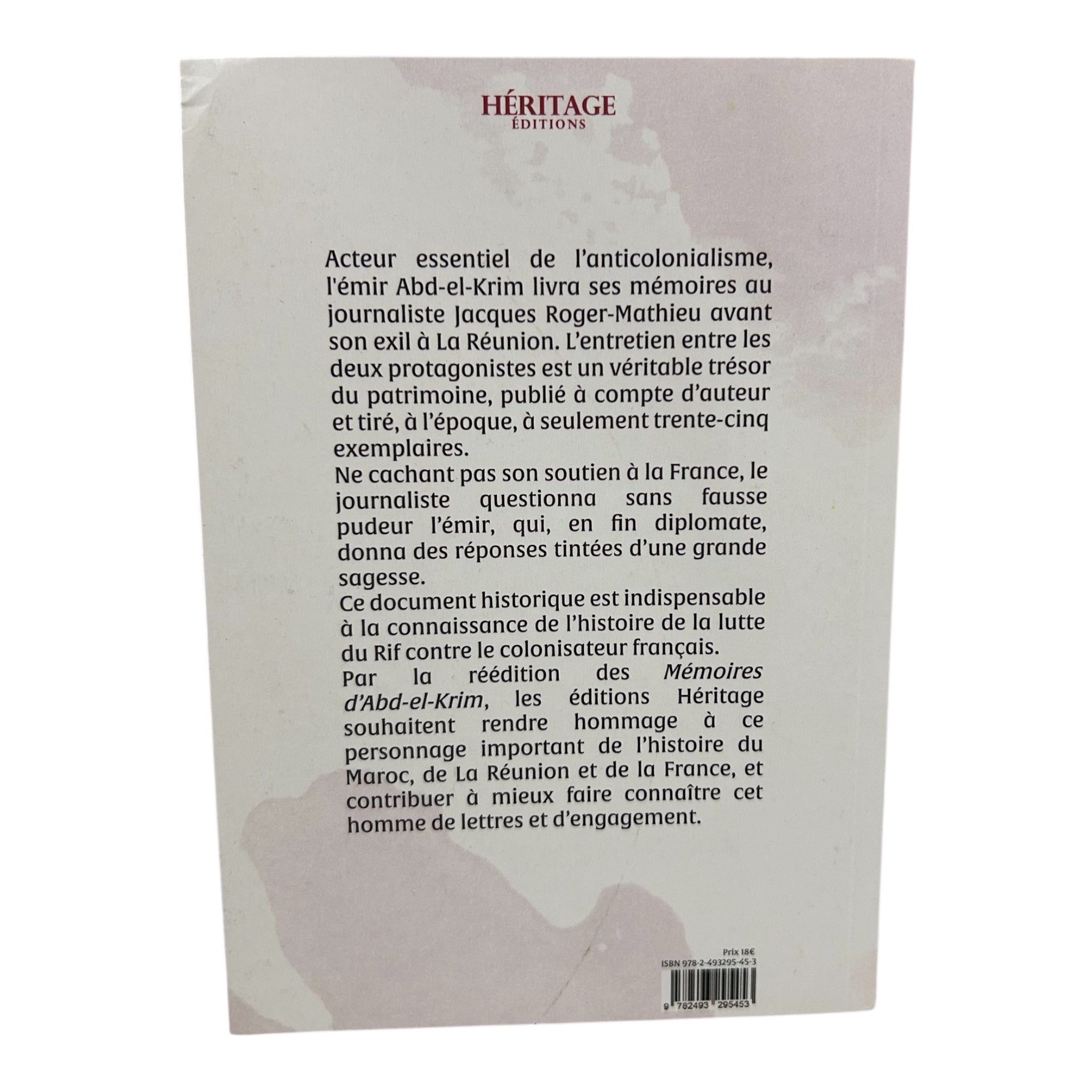 Mémoires d'Abd-el-Krim Khattabi - Héritage