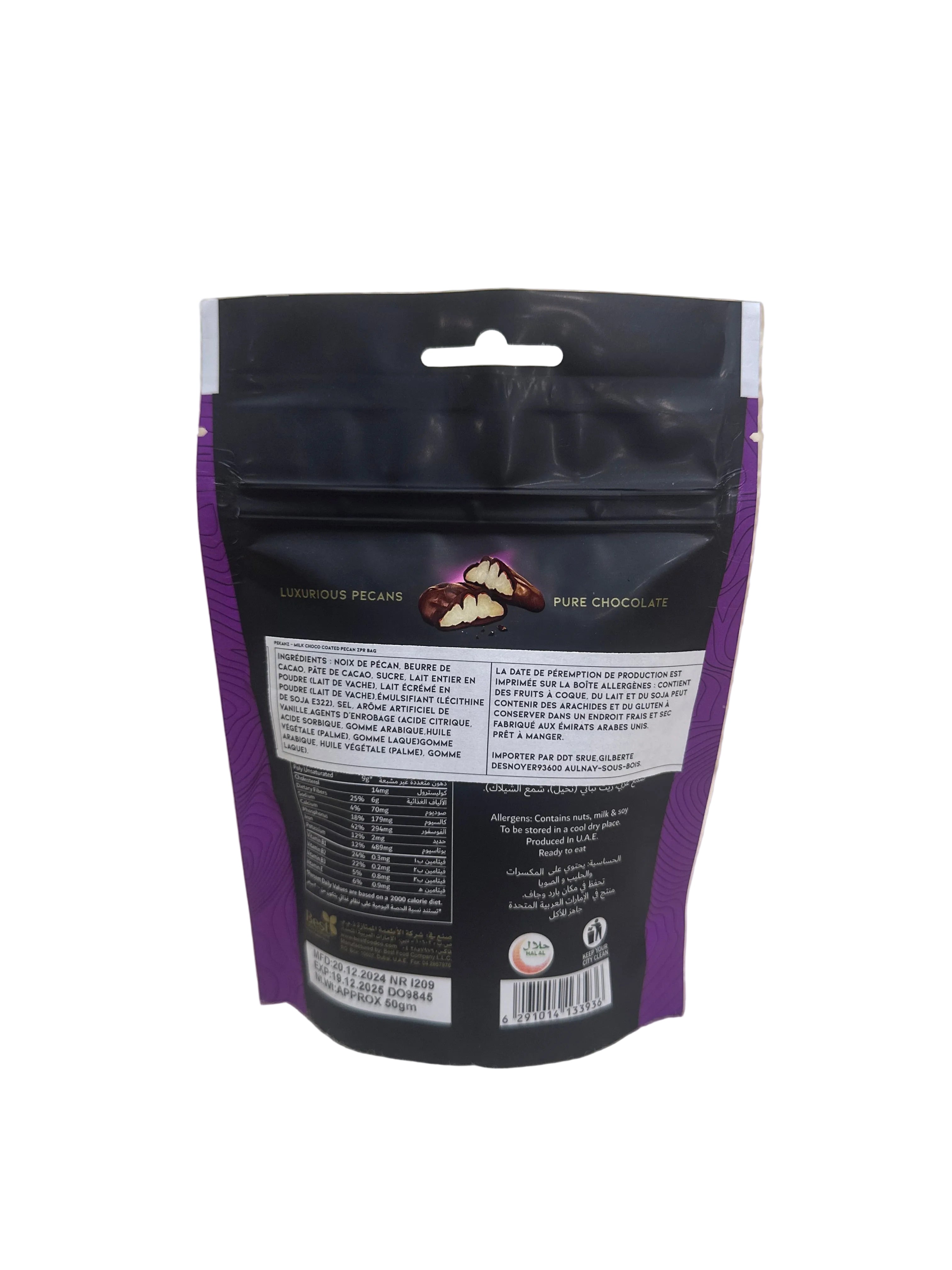 Noix de pécan - Chocolat au lait