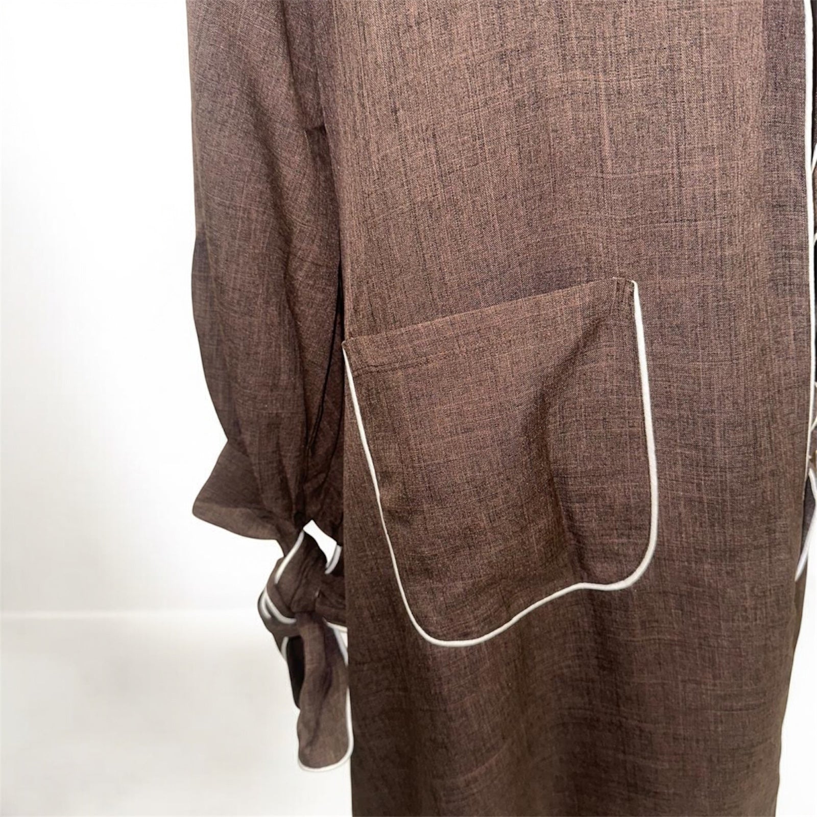 Kimono poignets noeuds papillon & poche