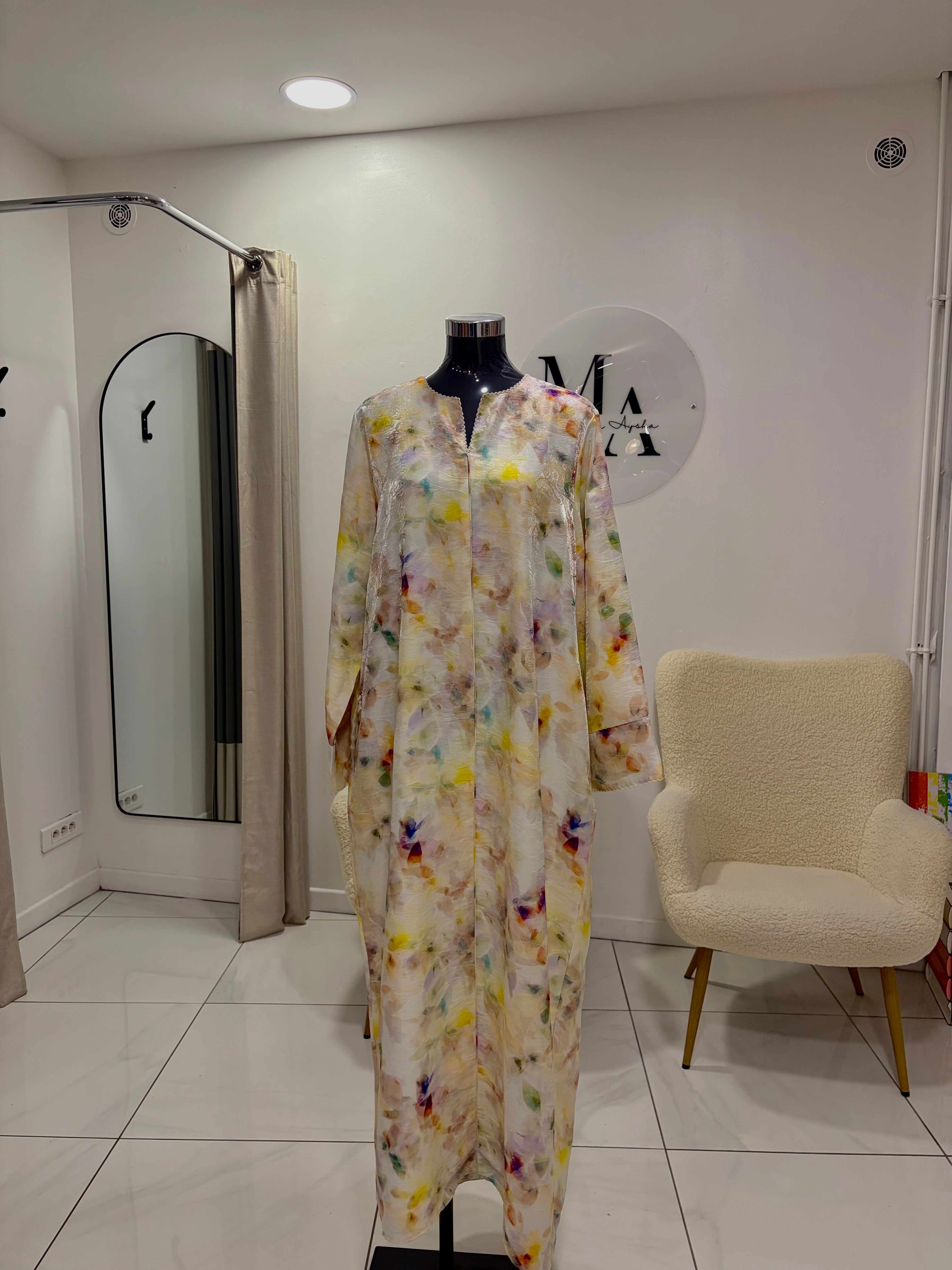 Abaya Fleuris - Maison Aysha