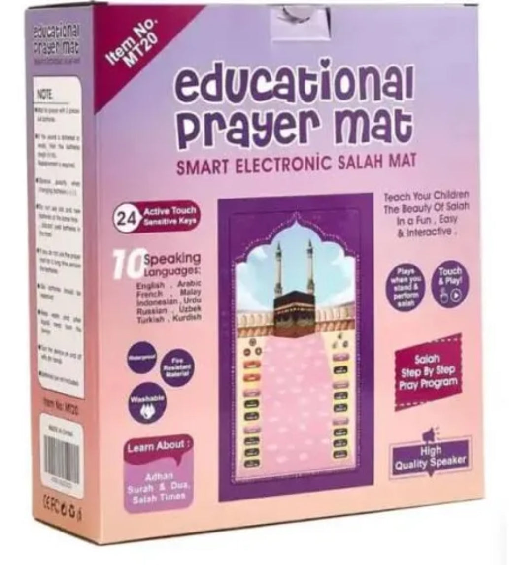 Tapis de prière interactif - Rose / Bleu