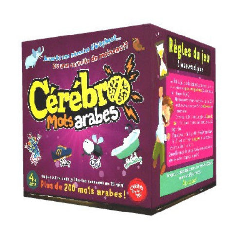 Cérébro Mots Arabes - Jeu De Société De Stimulation De La Mémoire Et La Concentration