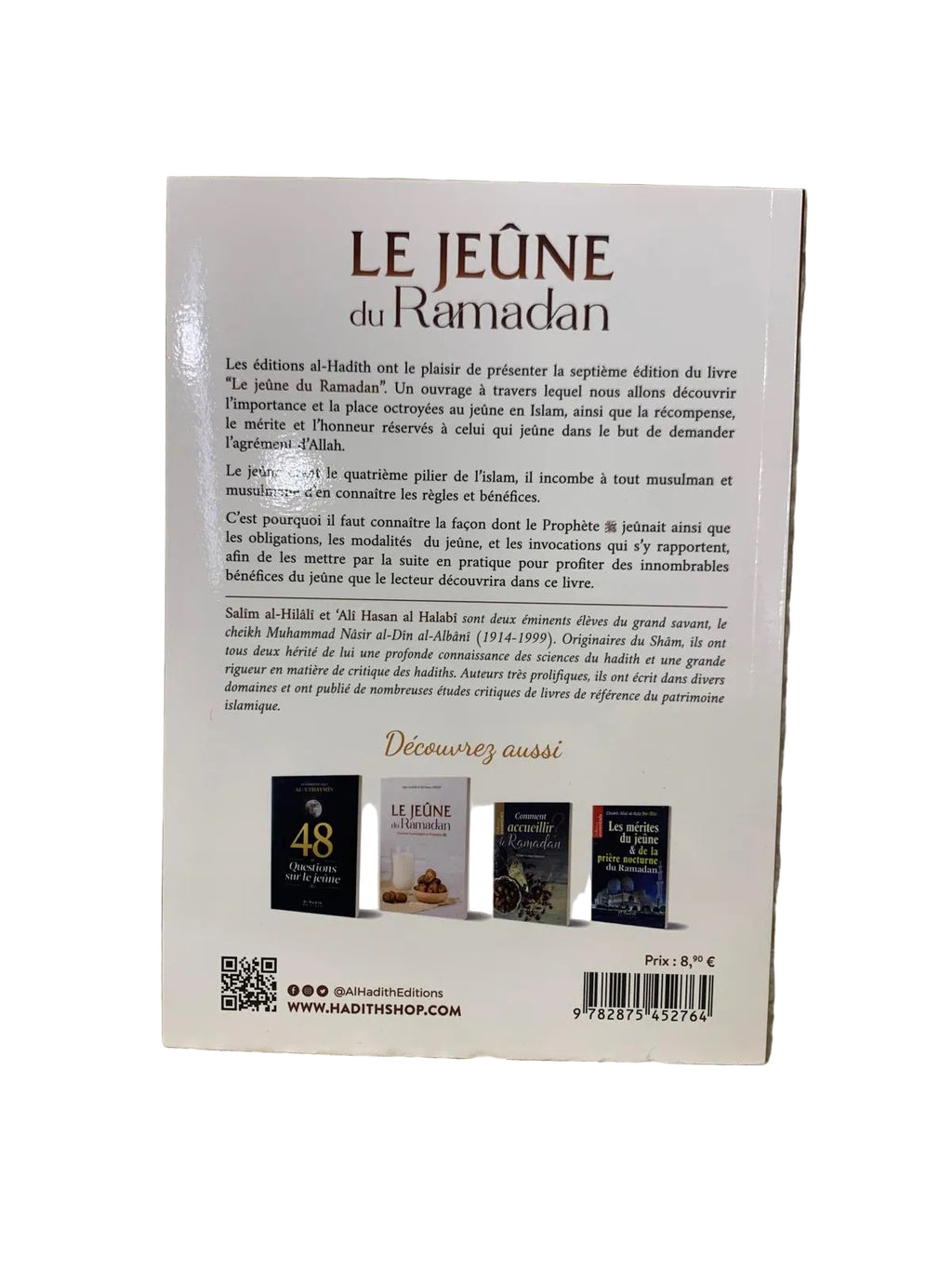 Le Jeûne Du Ramadan, Comme L'a Enseigné Le Prophète (Sws)