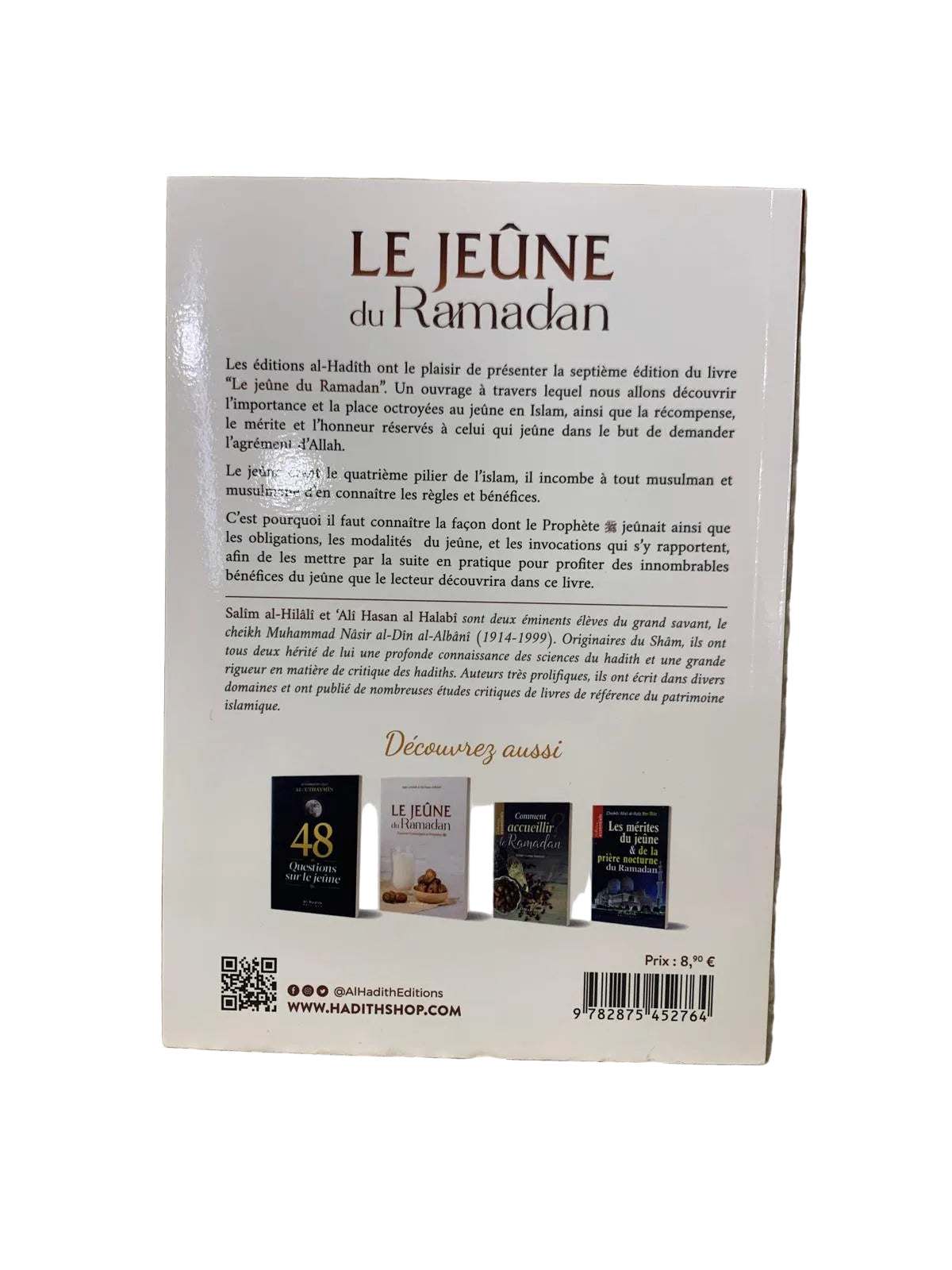 Le Jeûne Du Ramadan, Comme L'a Enseigné Le Prophète (Sws)