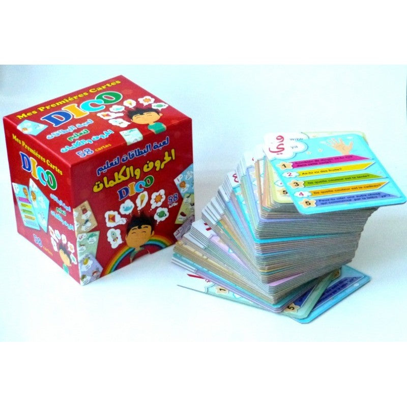 Mes premières Cartes DICO 58 Cartes Quizz Français / Arabe